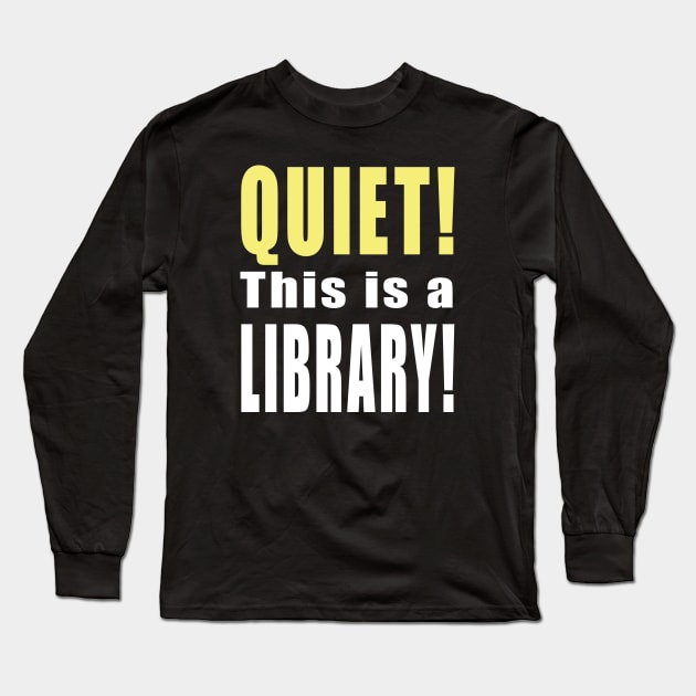 Quiet! This Is A Library Shirt - All That, Nickelodeon, The Splat Long Sleeve T-Shirt by 90s Kids Forever